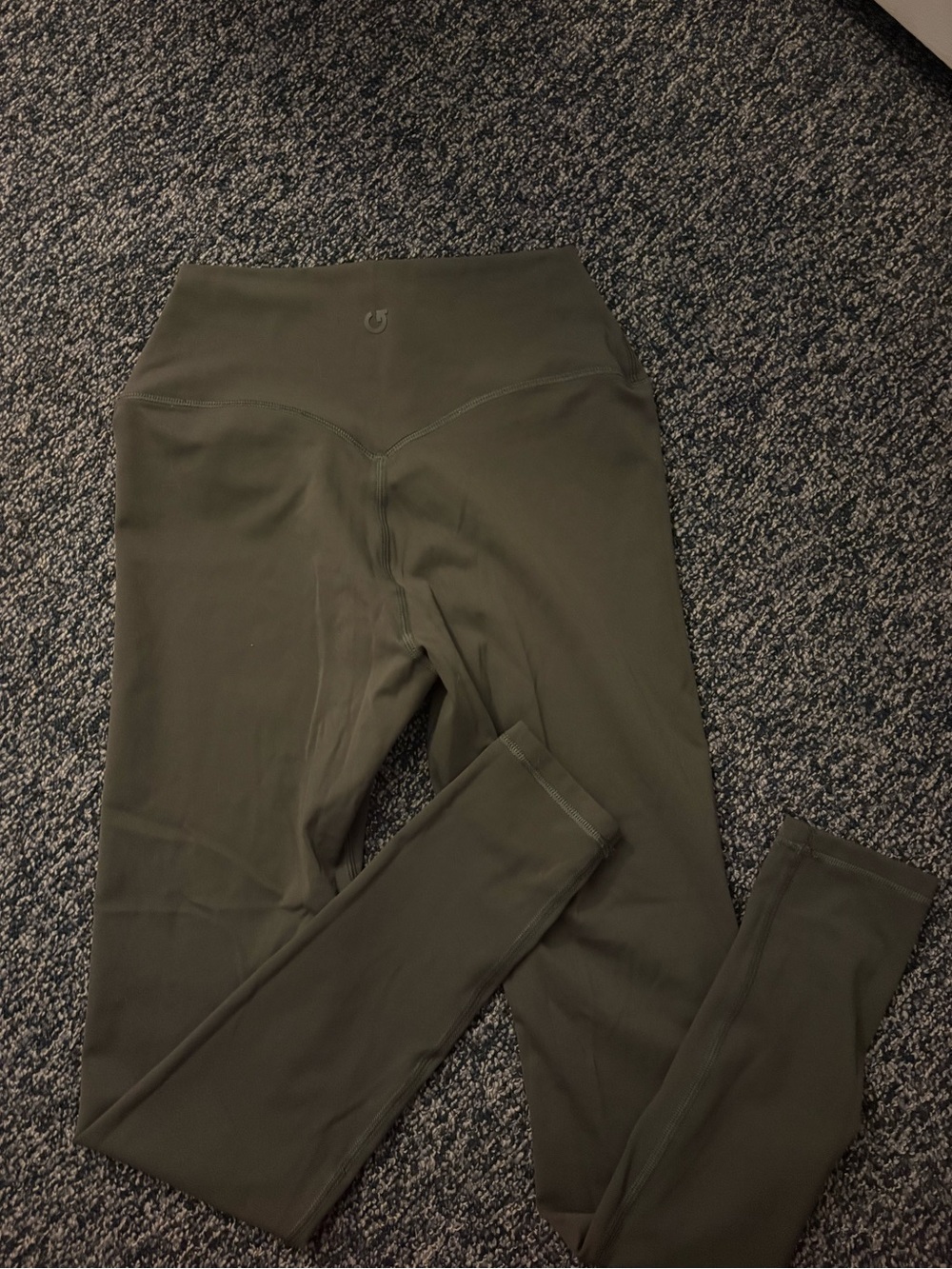 Garage High-Waisted Olive Green Women's Leggings Women’s Size Small